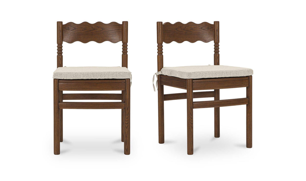 Sai Brown Dining Chair Light (Set of 2) - Ornate Home