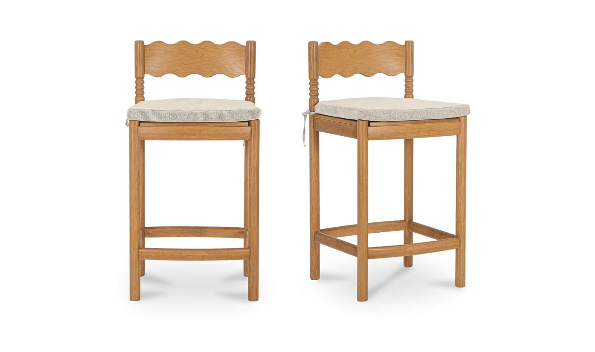 Sai Natural Counter Stool - Ornate Home