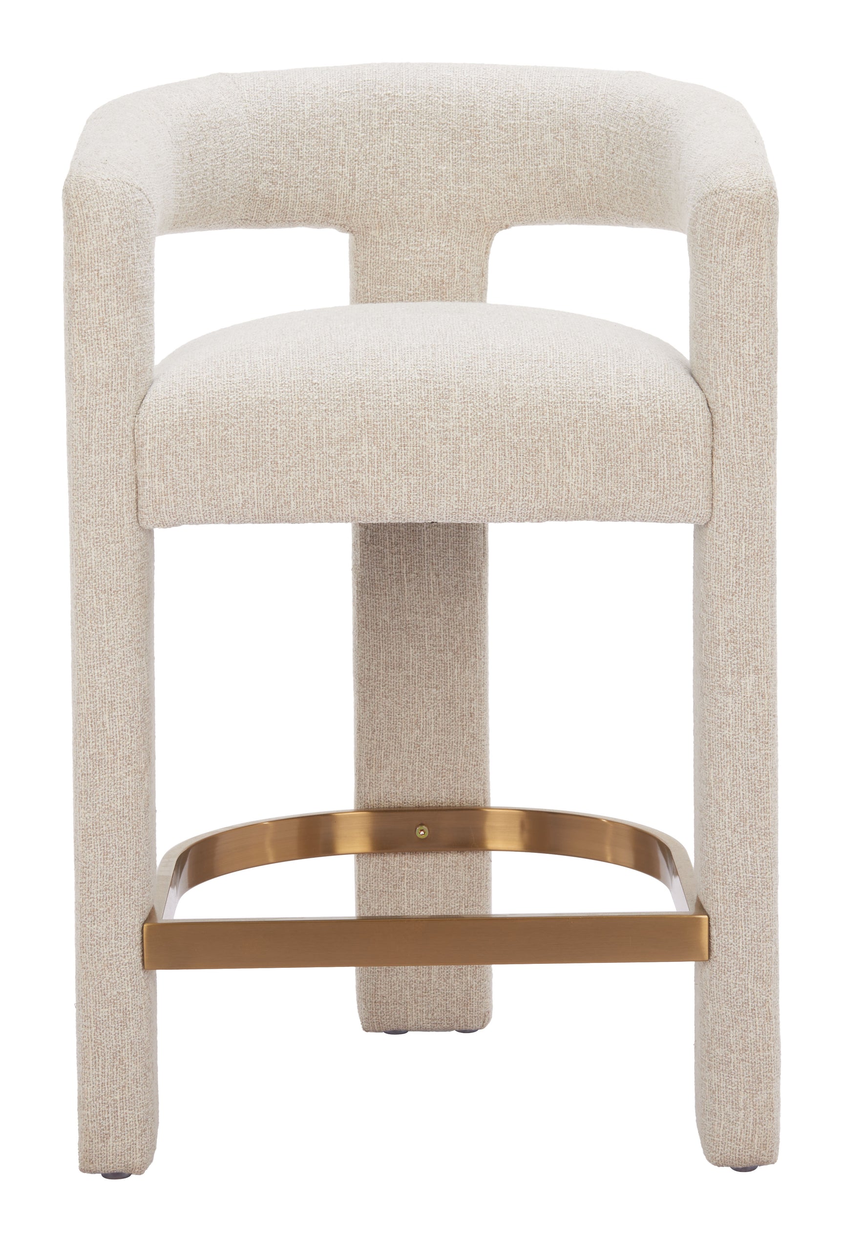 Saiko Beige Barstool - Ornate Home
