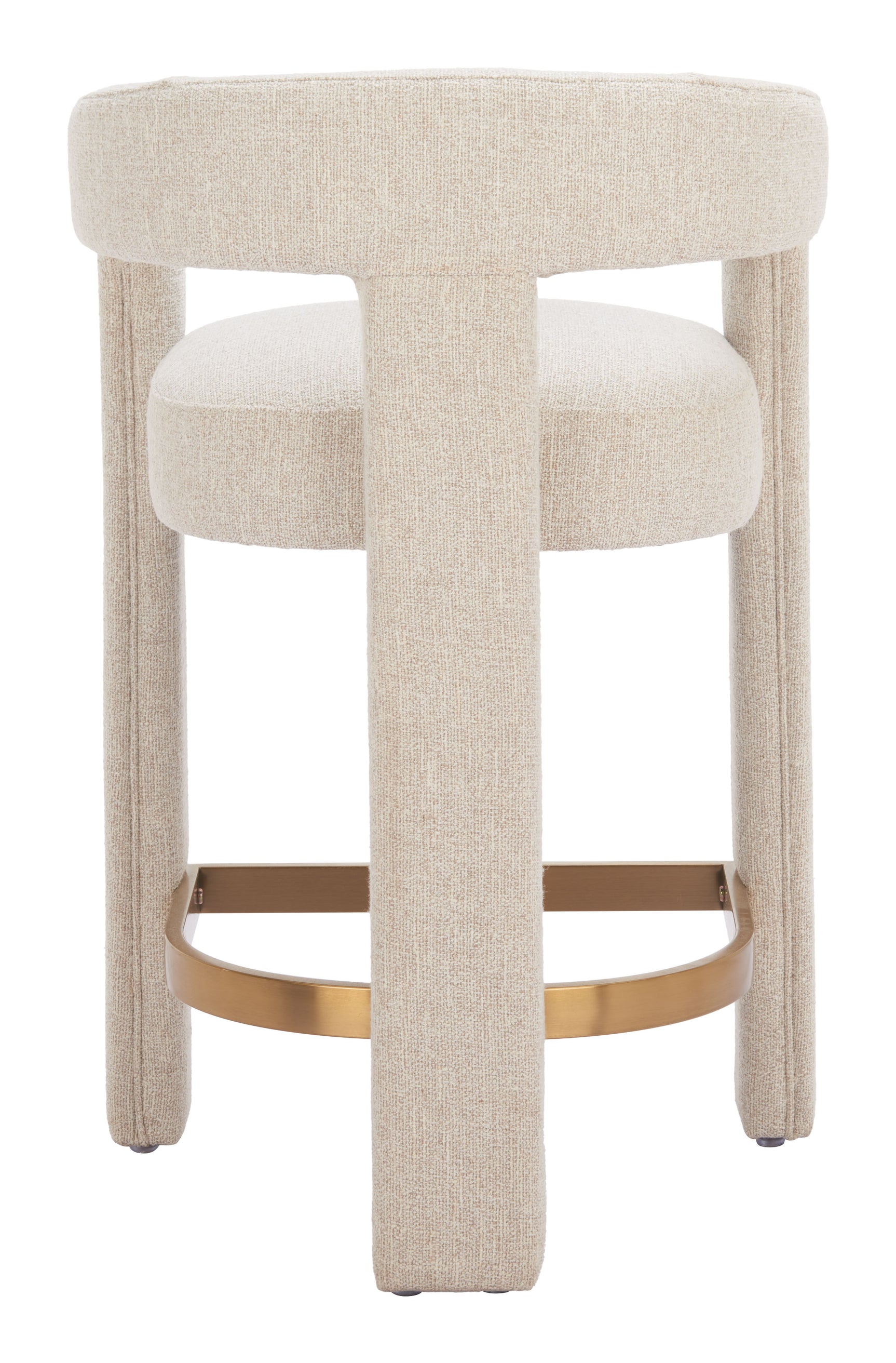 Saiko Beige Barstool - Ornate Home