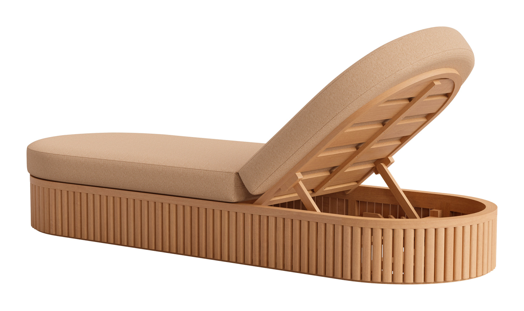 Sakina Brown Chaise Lounge - Ornate Home