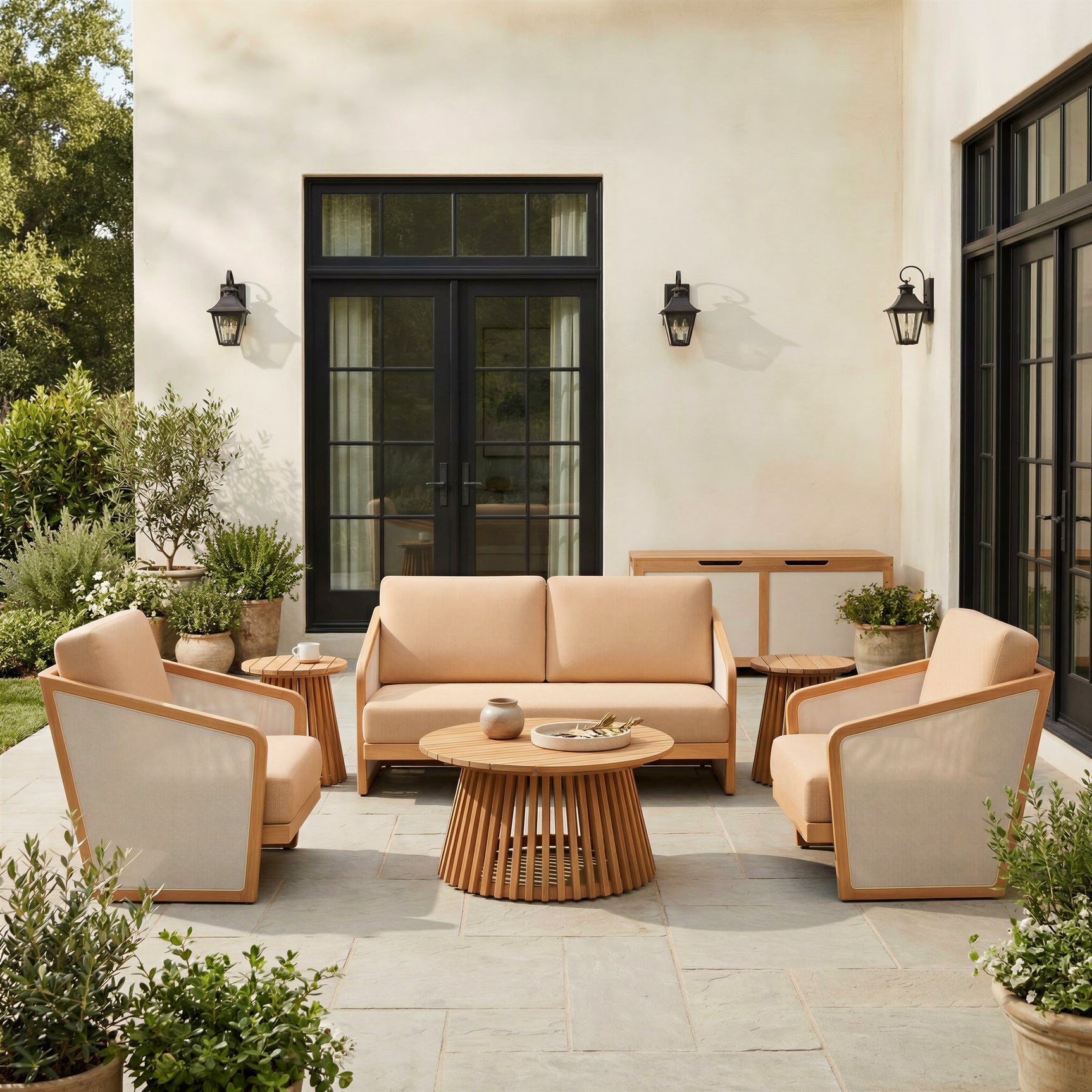Sakina Brown Lounge Chair
