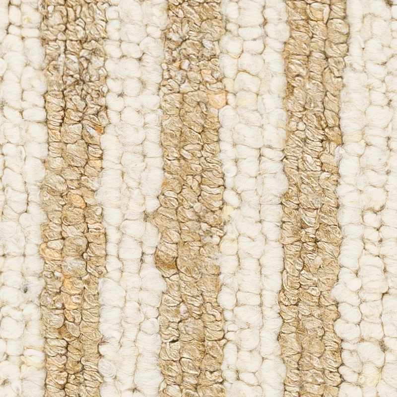 Saku Cream Striped Wool Rug - Clearance - Ornate Home