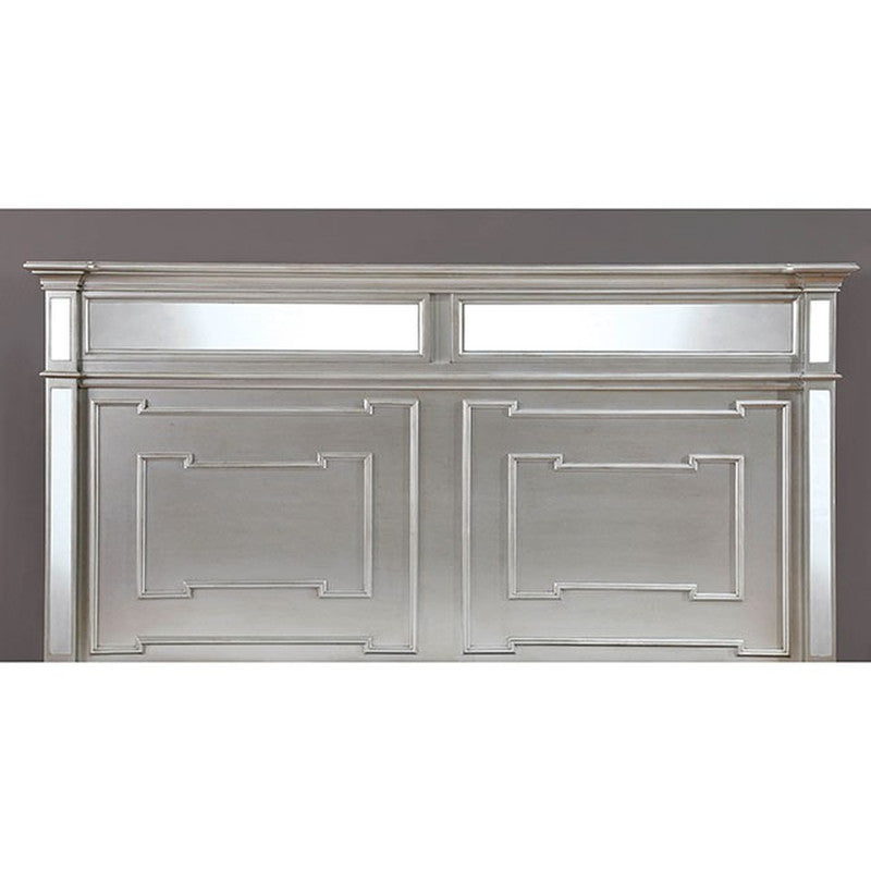 Salamanca Silver Queen Bed - Ornate Home