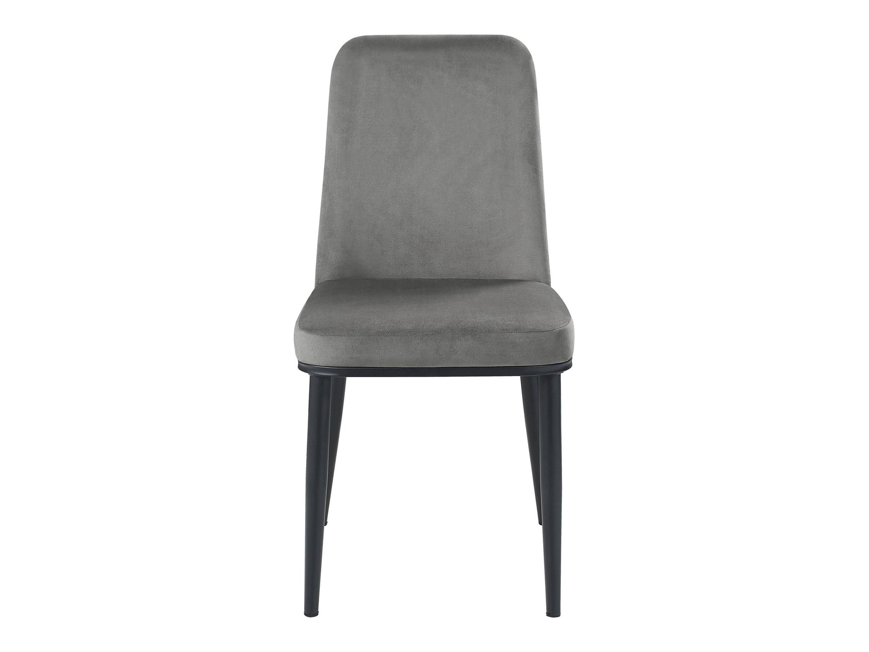 Salerno Gray/Black Side Chair (Set of 2) - Ornate Home