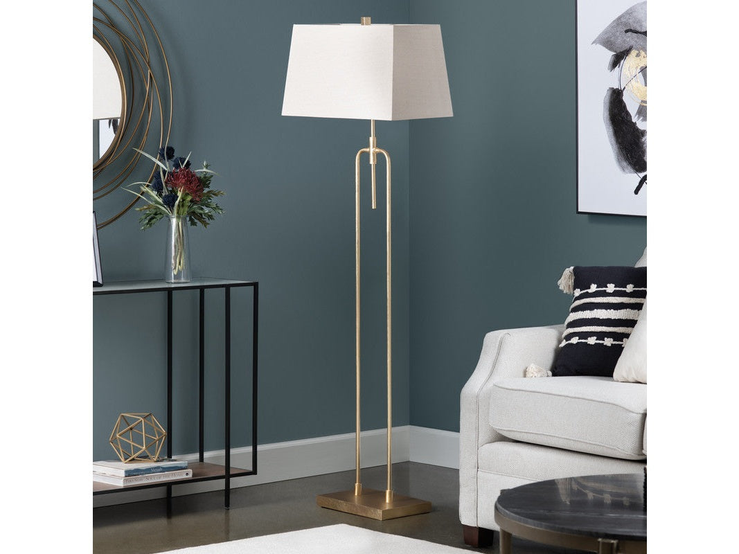 Salinas Gold Floor Lamp - Ornate Home