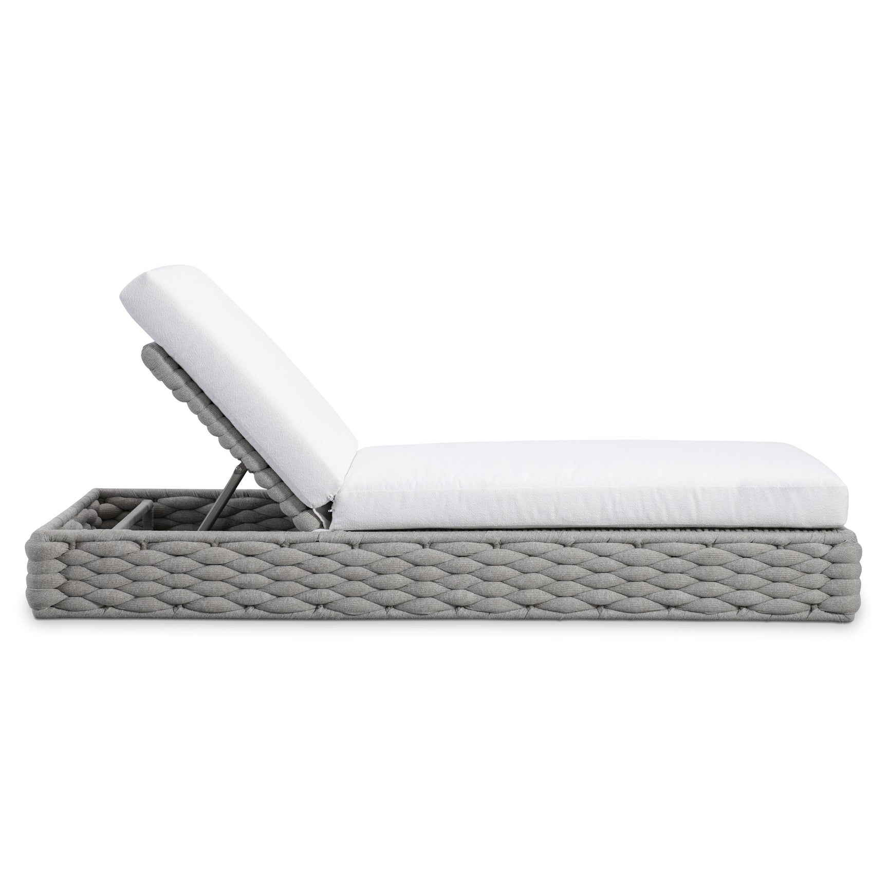 Salinas Gray Outdoor Chaise - Ornate Home