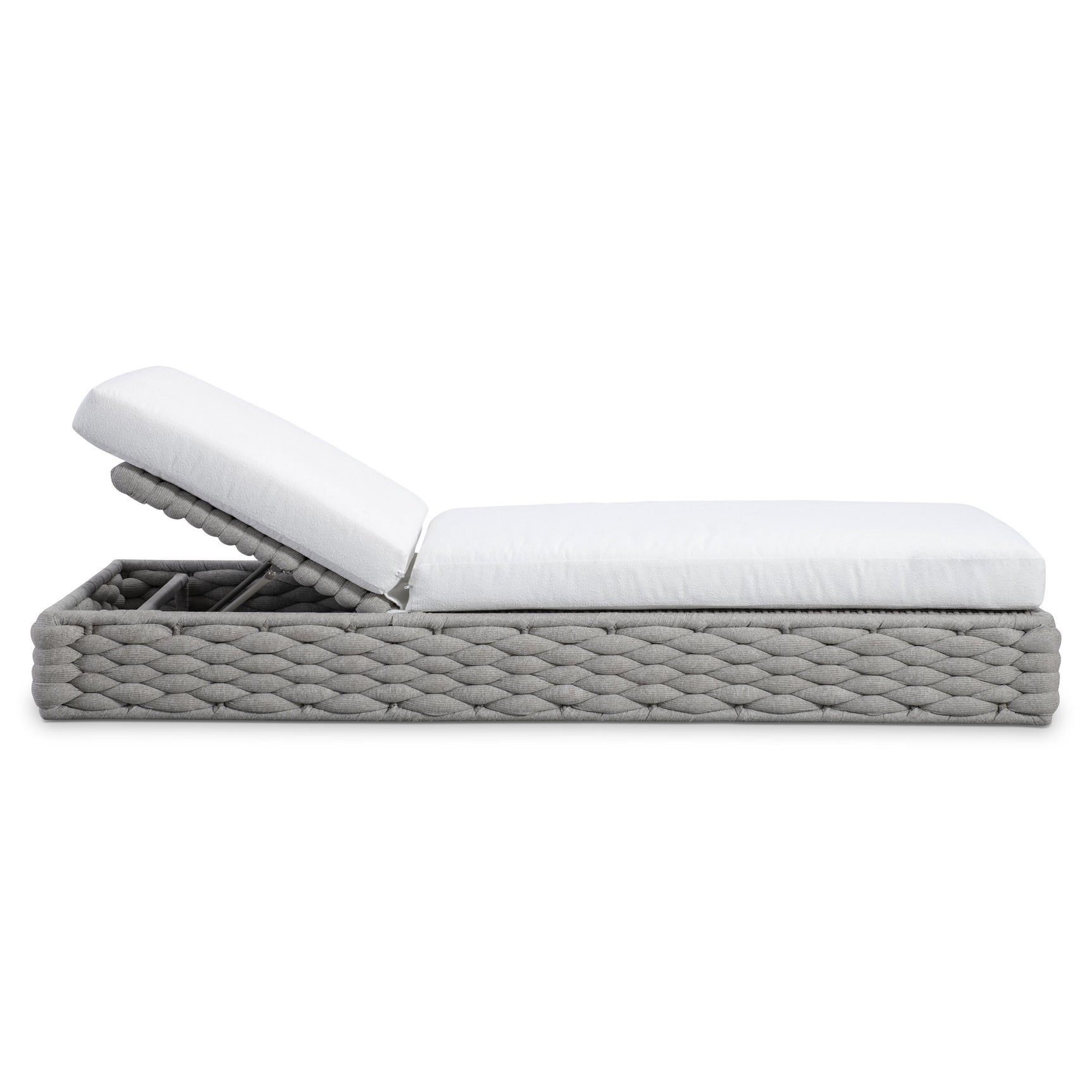 Salinas Gray Outdoor Chaise - Ornate Home