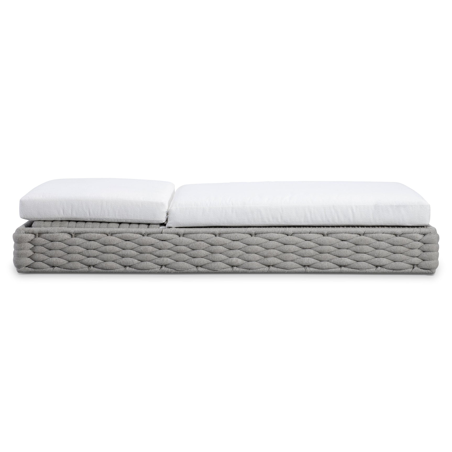 Salinas Gray Outdoor Chaise - Ornate Home