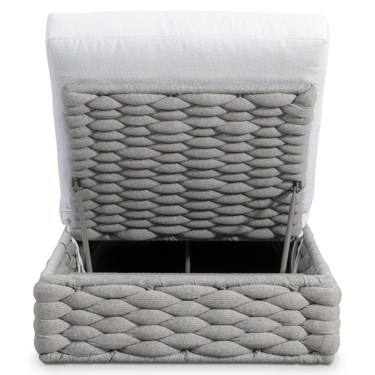 Salinas Gray Outdoor Chaise - Ornate Home
