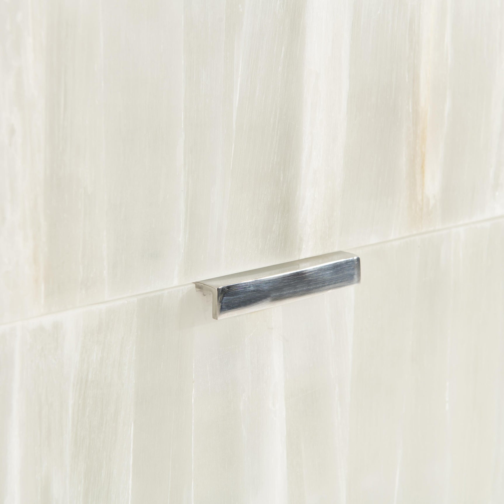 Salka White/Selenite Nightstand - Ornate Home