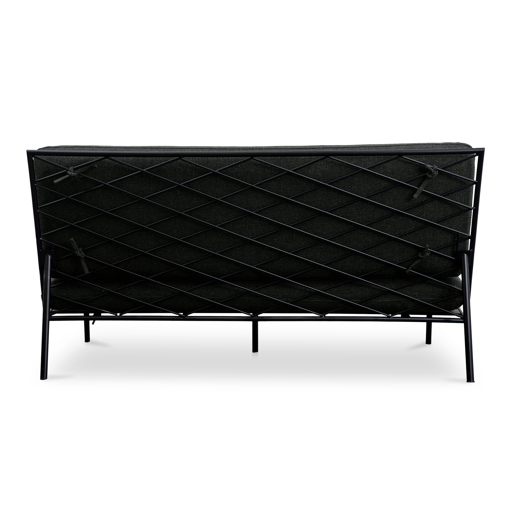 Salma Speckled Charcoal Outdoor Sofa - Ornate Home