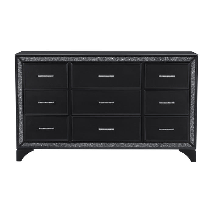 Salon Black Dresser - Ornate Home