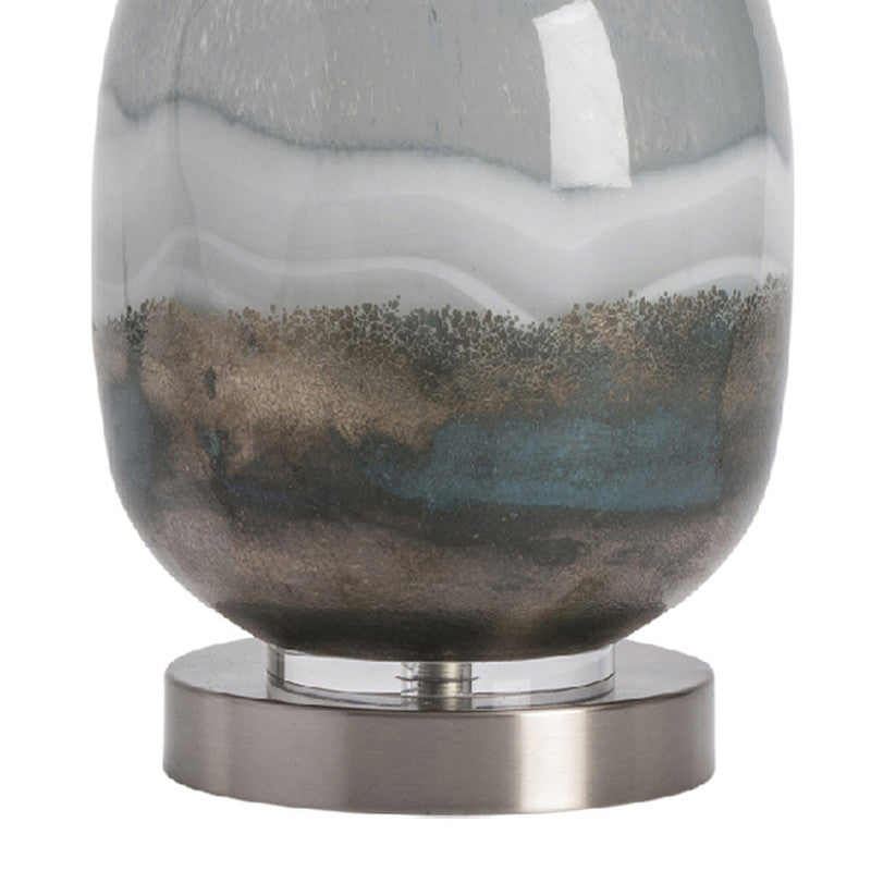 Saluti Grey Table Lamp - Ornate Home