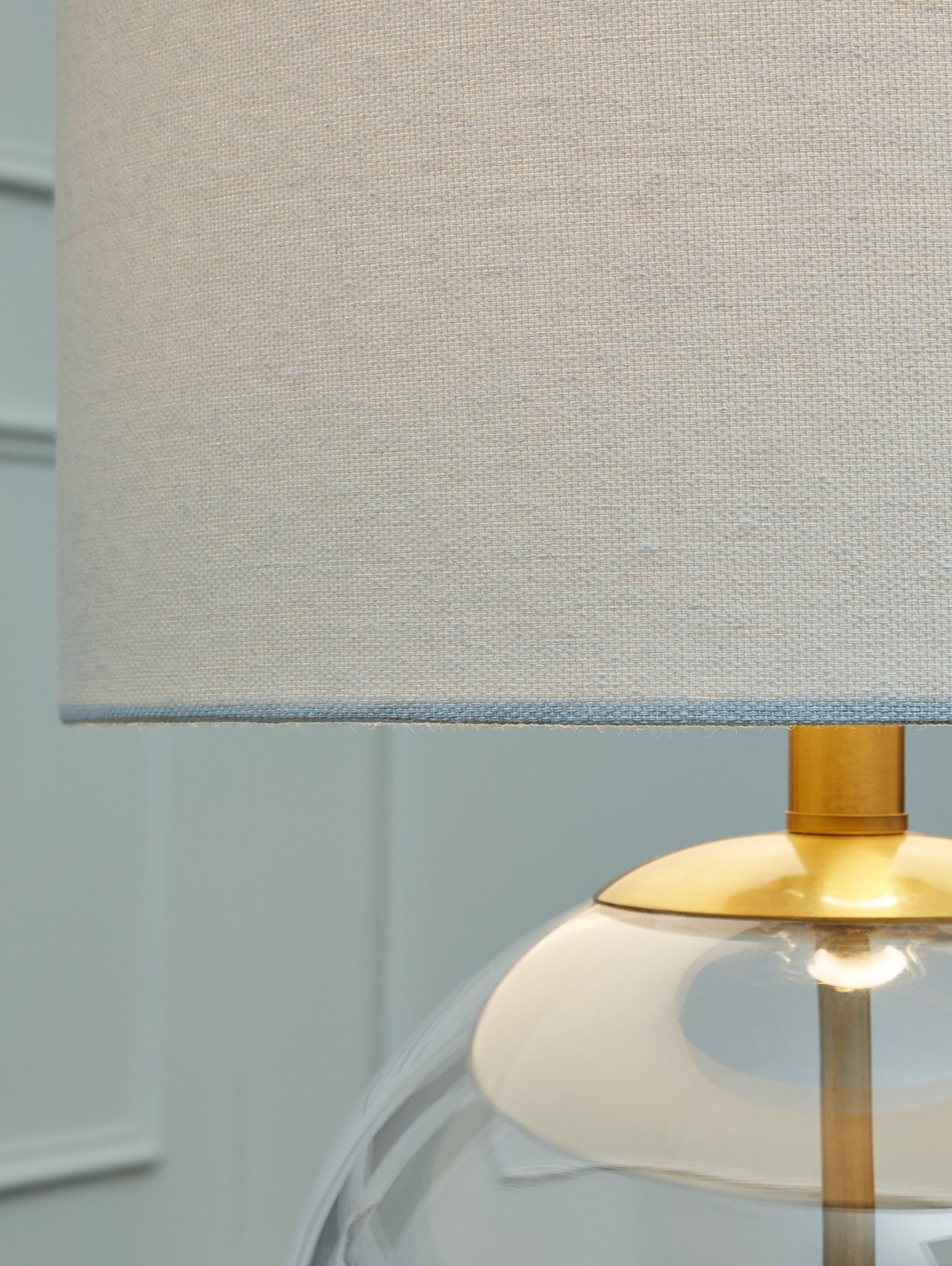 Samder Clear/Brass Table Lamp (Set of 2) (Online Special Price) - Ornate Home