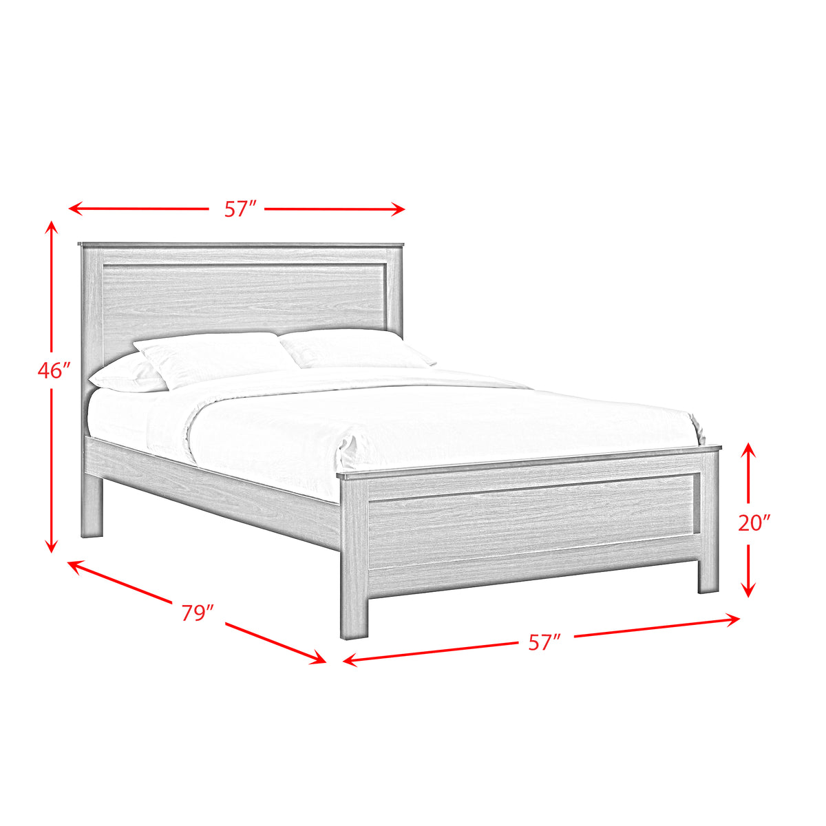 Sami Espresso 3-Piece Youth Full Panel Bedroom Set