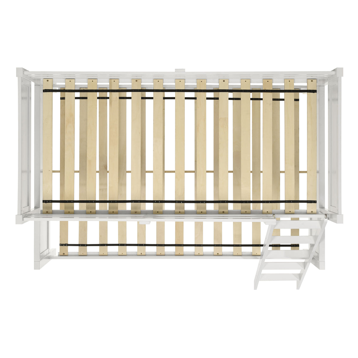 Sami White Twin Over Full Bunk Bed - Ornate Home