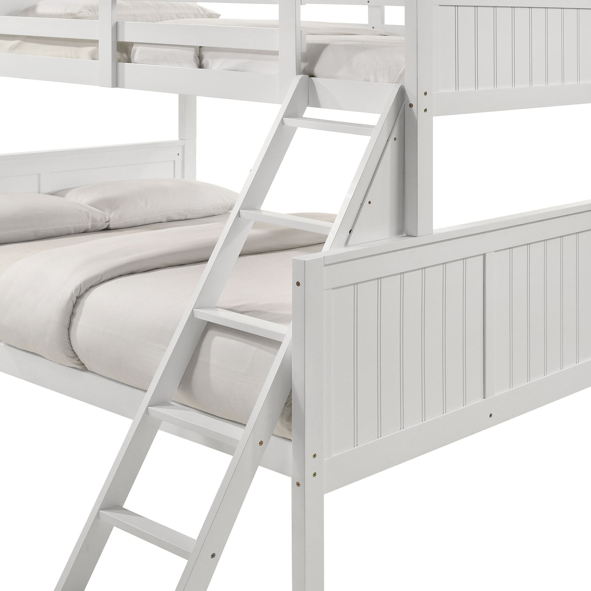 Sami White Twin Over Full Bunk Bed - Ornate Home