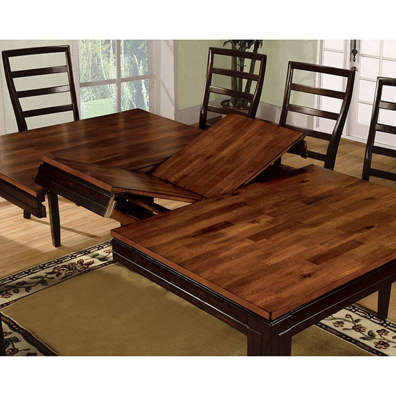 San Isabel Acacia/Espresso Dining Table - Ornate Home