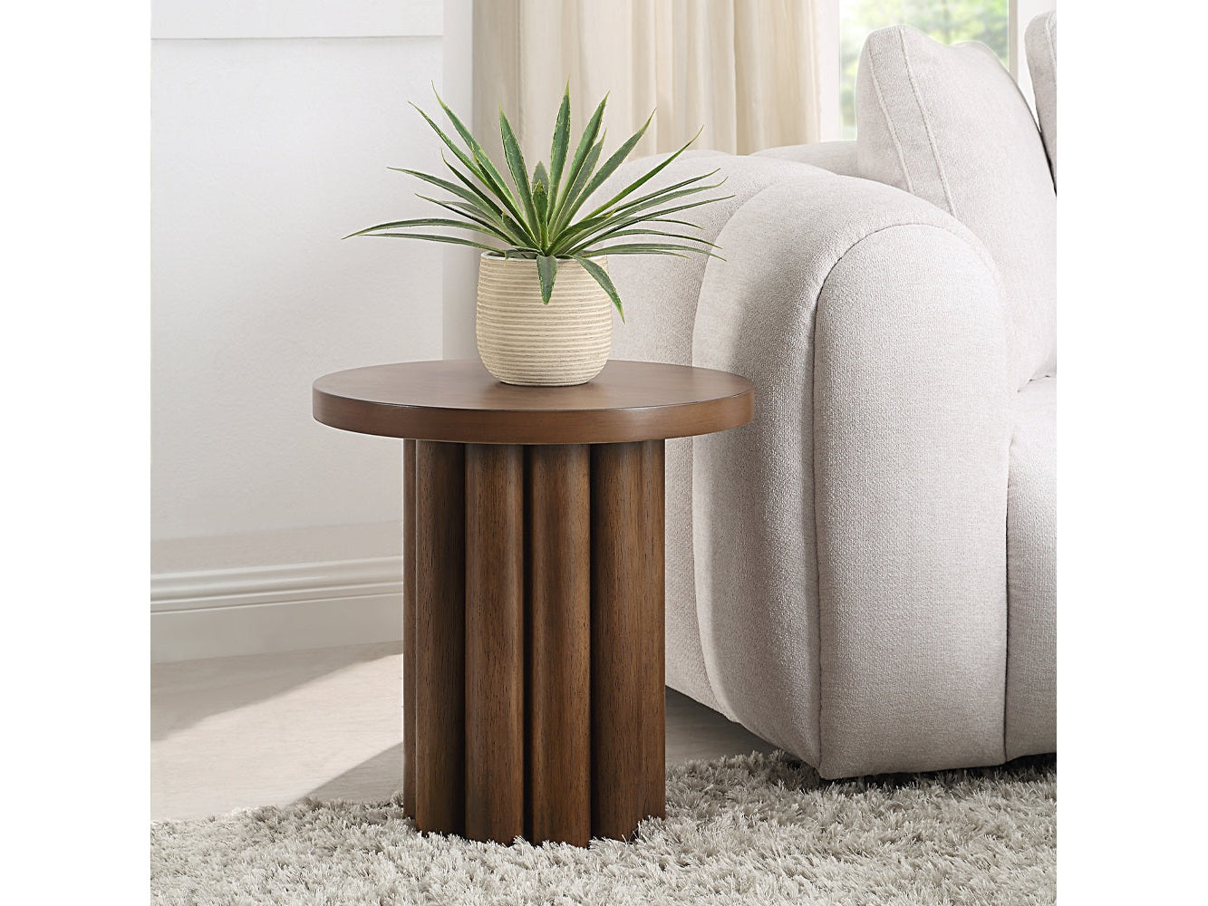 Sanat Brown End Table - Ornate Home