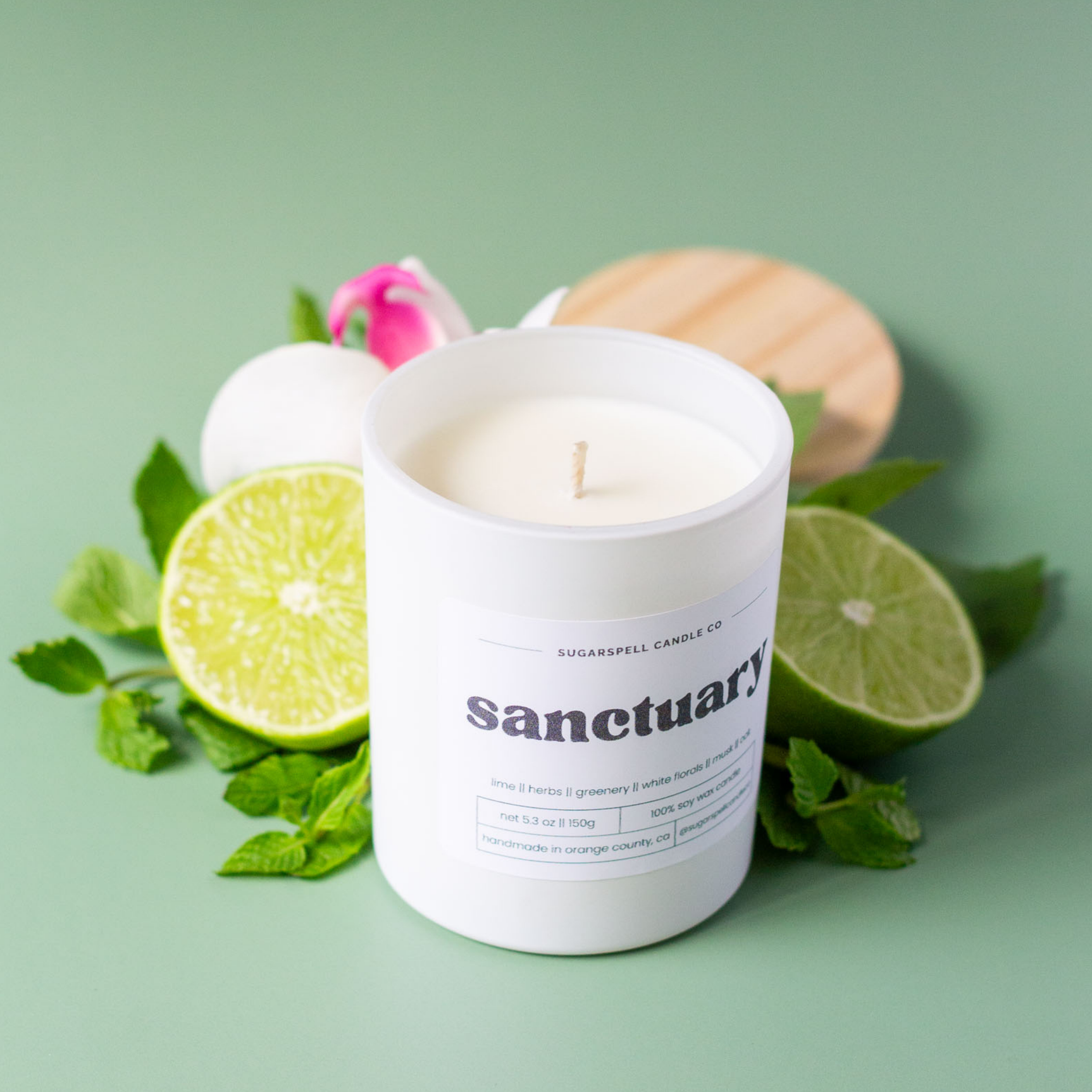 Sanctuary 5.3oz Soy Candle - Ornate Home