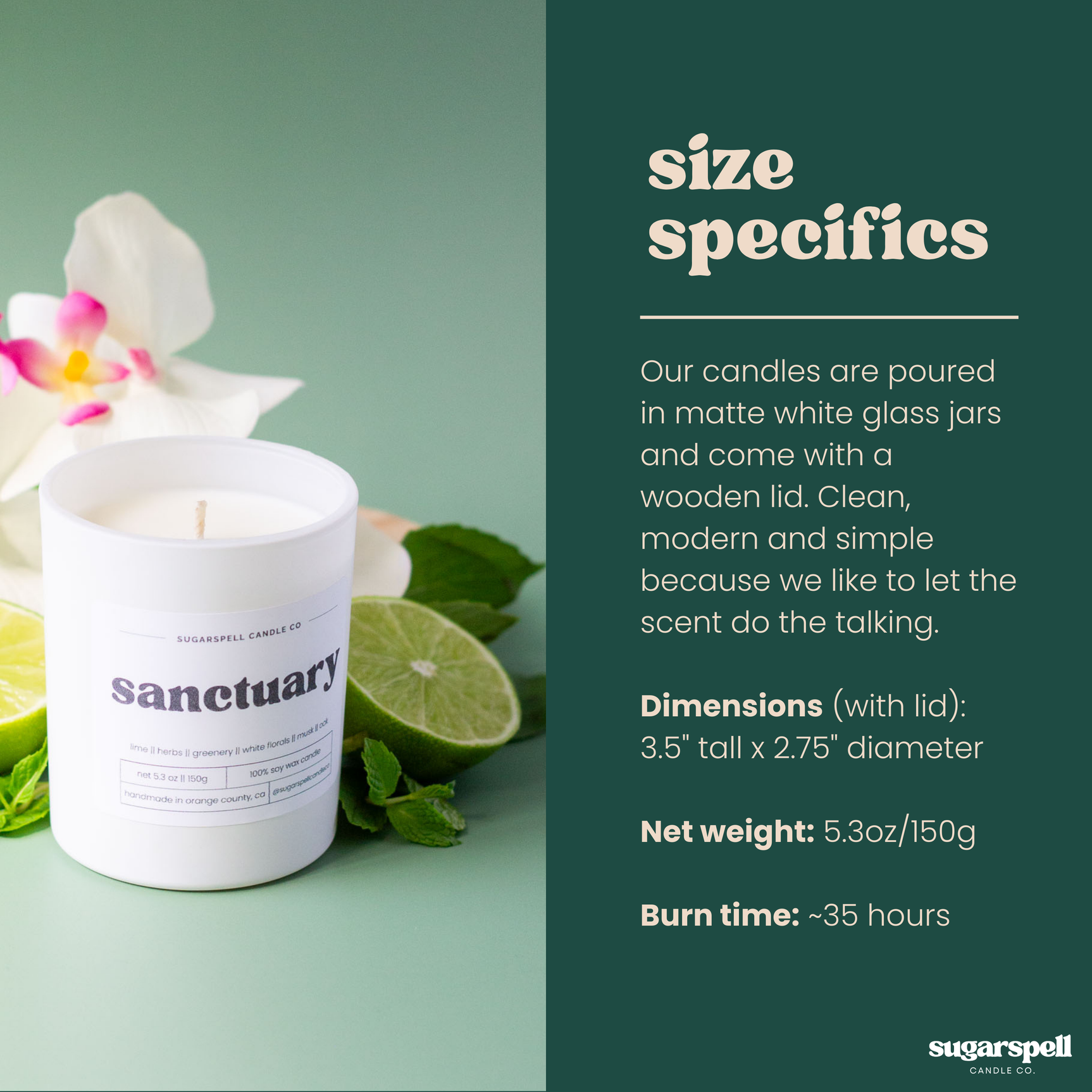 Sanctuary 5.3oz Soy Candle - Ornate Home
