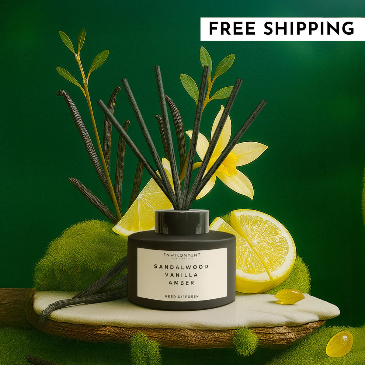 Sandalwood | Vanilla | Amber Diffuser (Inspired by Hotel Costes®) - Ornate Home