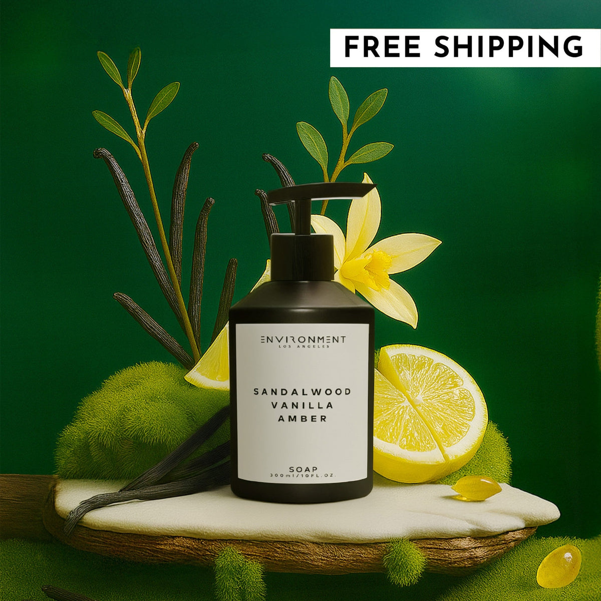 Sandalwood | Vanilla | Amber Hand Soap (Inspired by Hotel Costes®) - Ornate Home