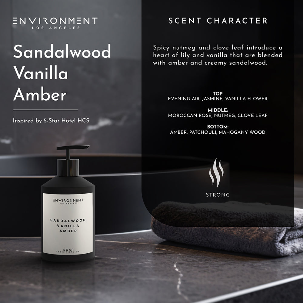 Sandalwood | Vanilla | Amber Hand Soap (Inspired by Hotel Costes®) - Ornate Home