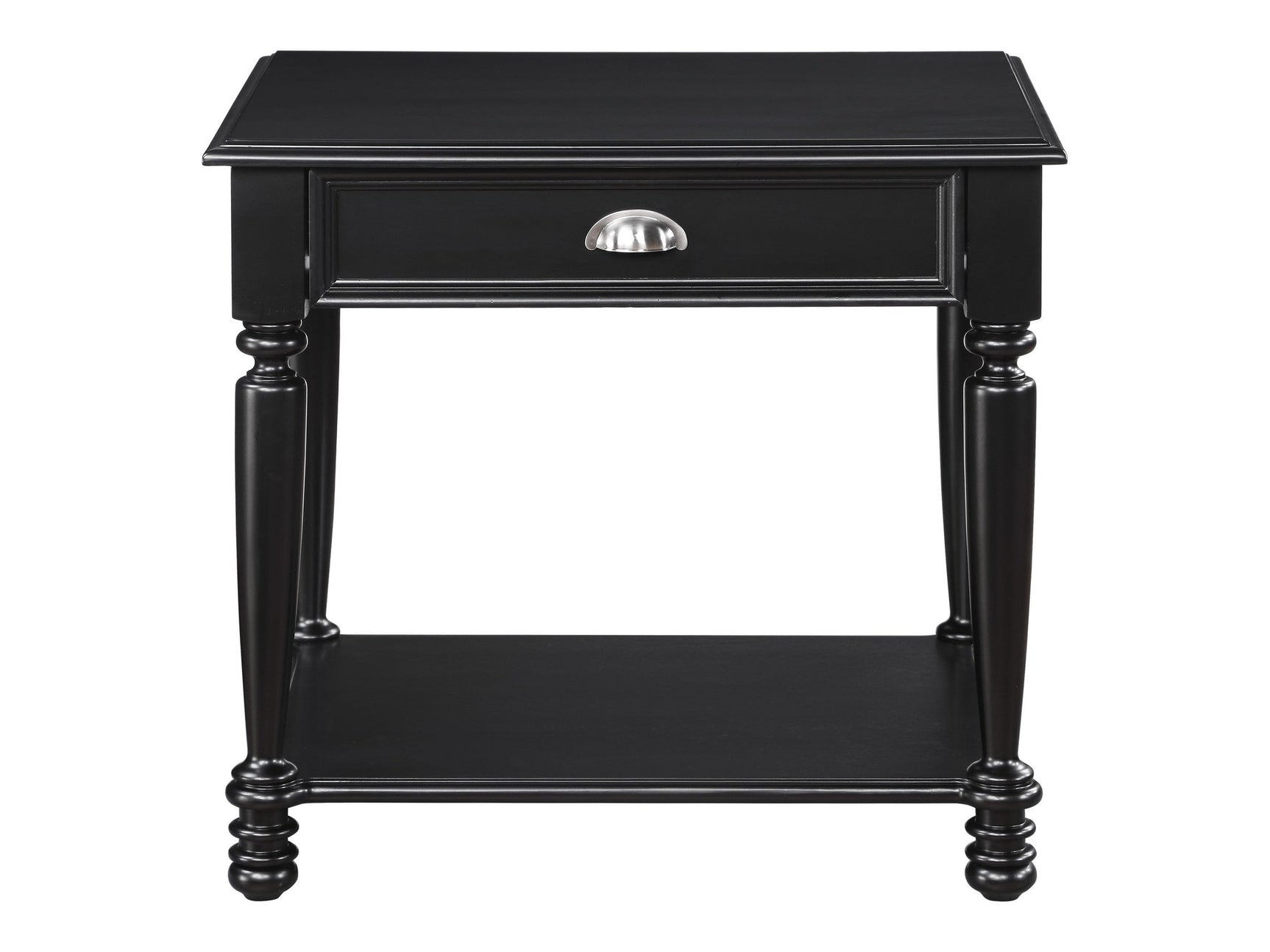 Sanders Black End Table - Ornate Home