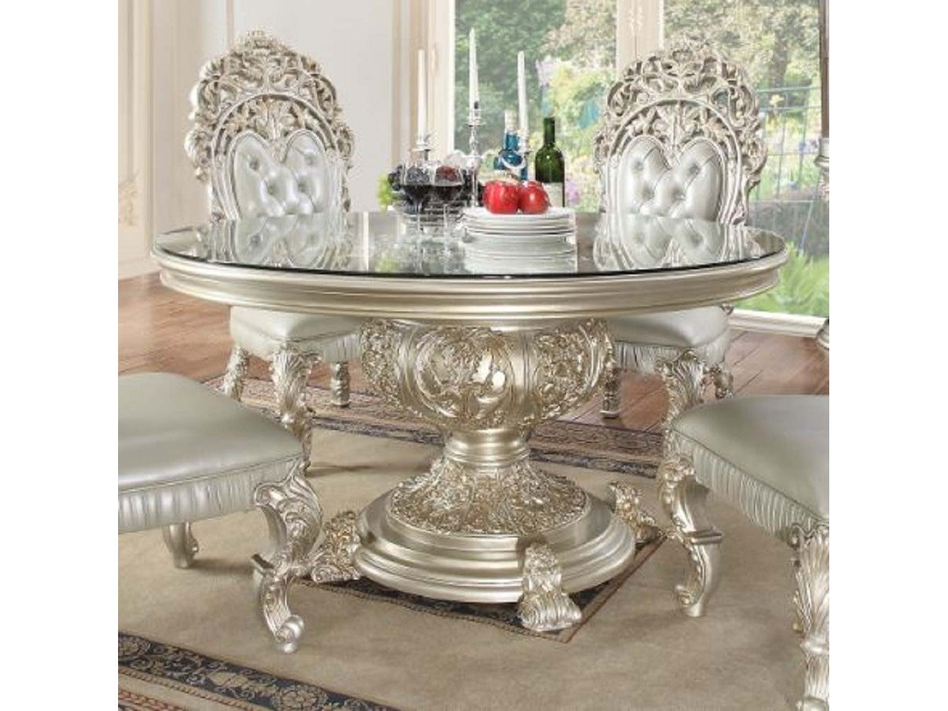 Sandoval Round Dining Table - Ornate Home