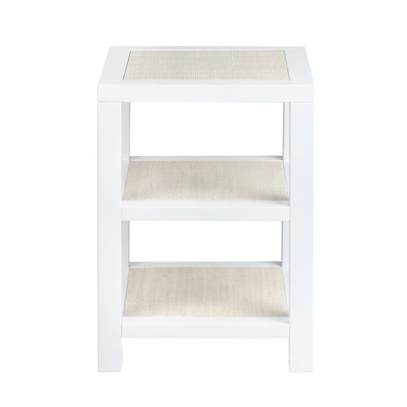 Sandy Shores White/Cream Side Table - Ornate Home