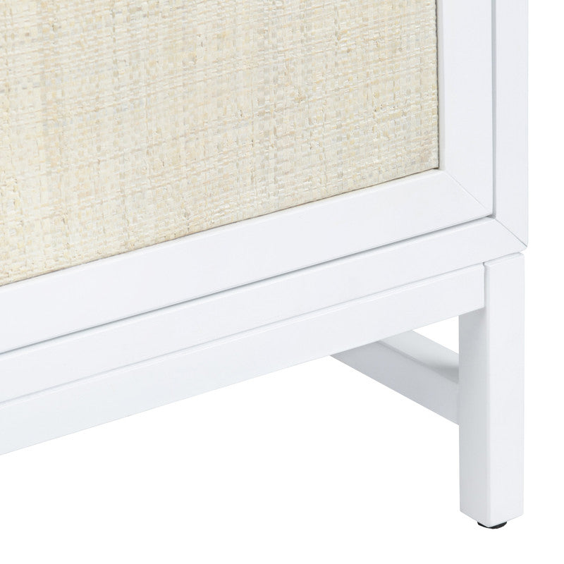 Sandy Shores White/Cream Two-Door Cabinet - Ornate Home