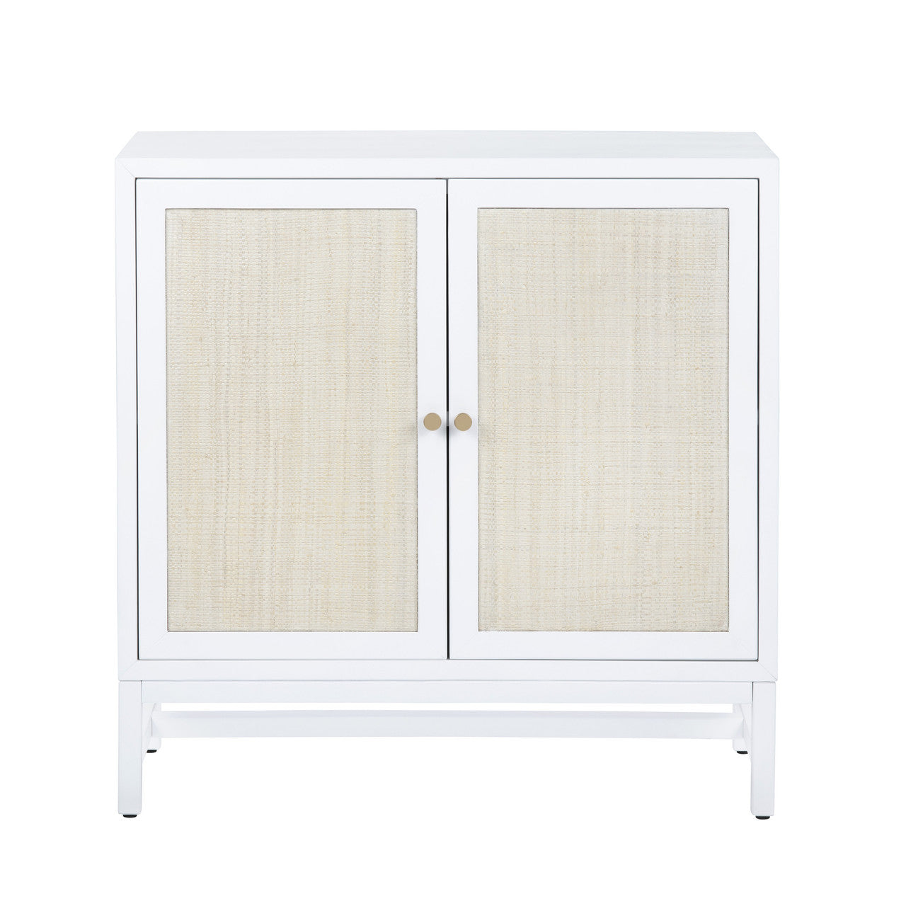 Sandy Shores White/Cream Two-Door Cabinet - Ornate Home
