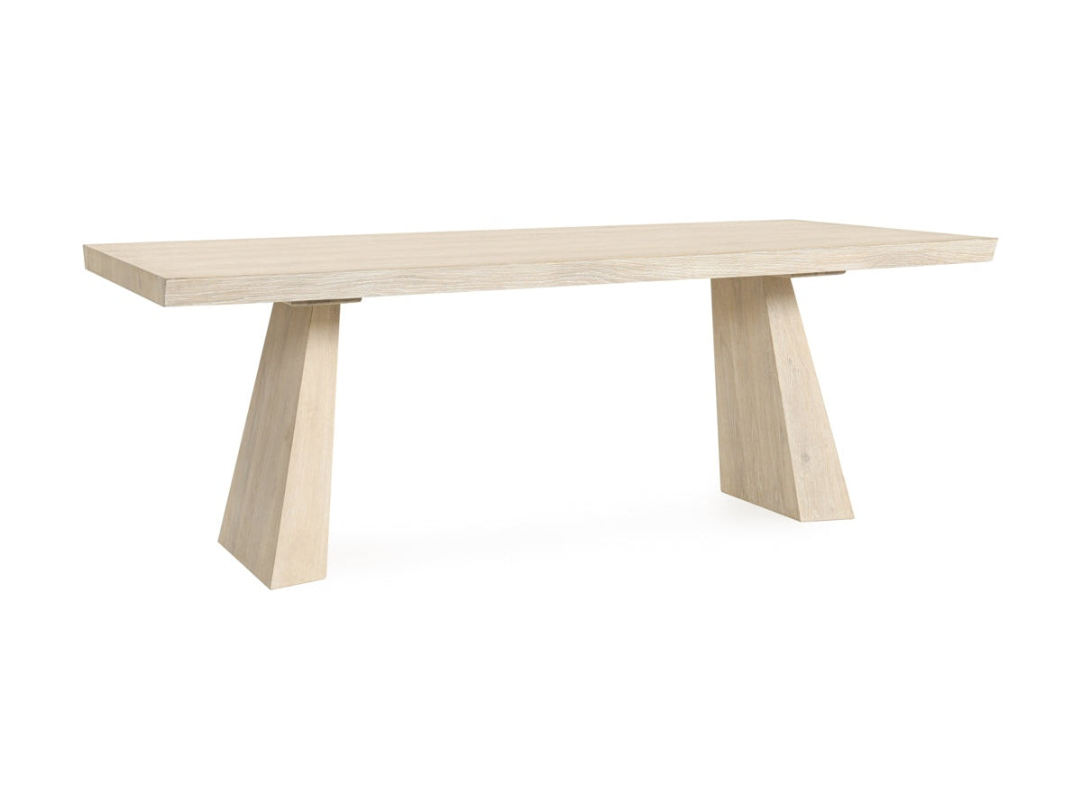 Sanford Cream Washed Dining Table - Ornate Home