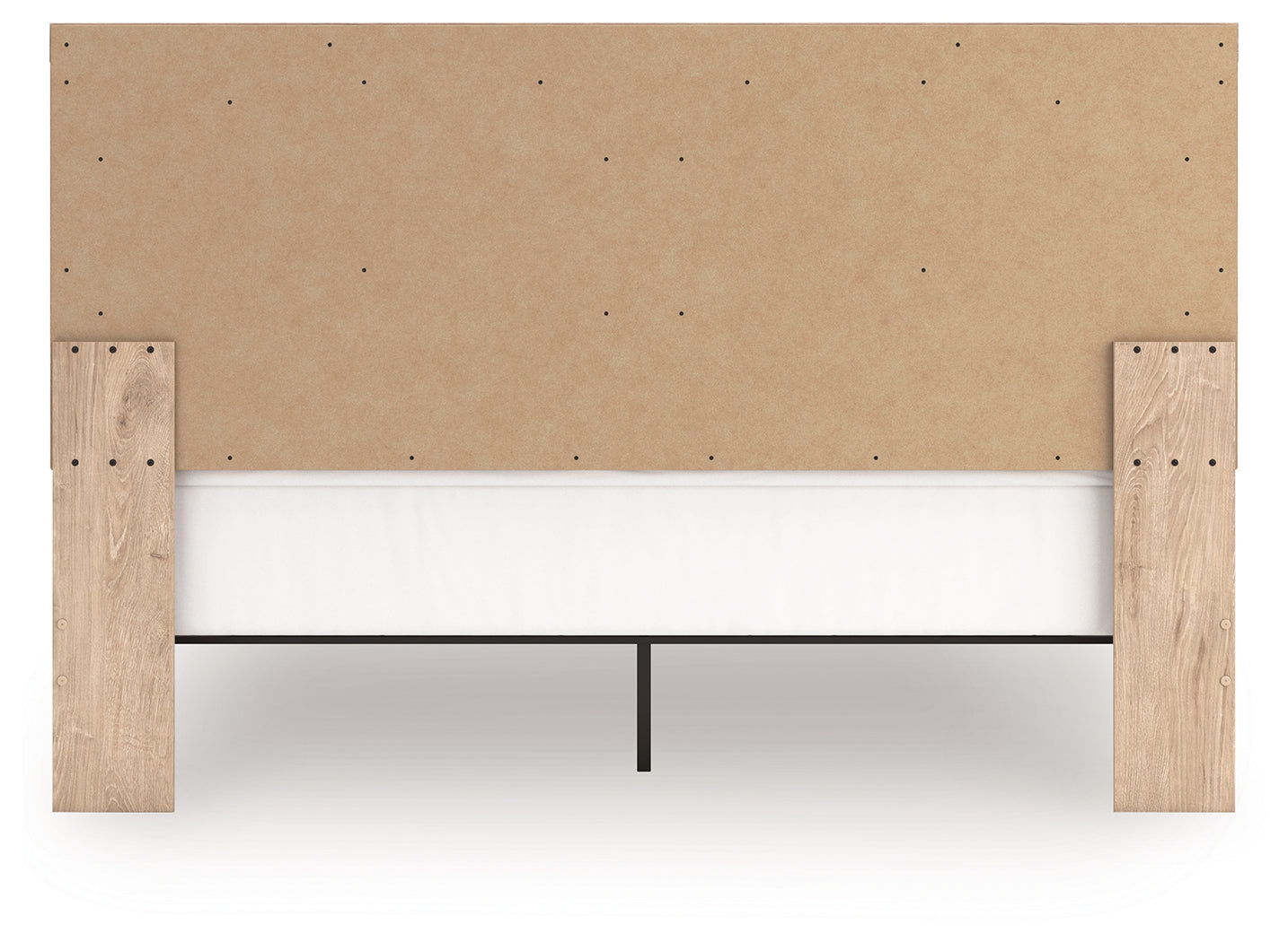 Sanginlane Tan King Panel Bed - Ornate Home