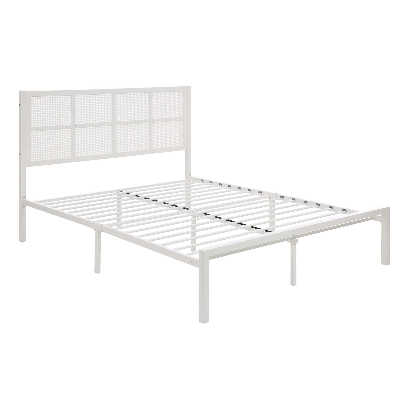 Sanibel White Queen Platform Bed - Ornate Home