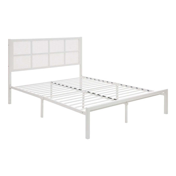 Sanibel White Queen Platform Bed - Ornate Home