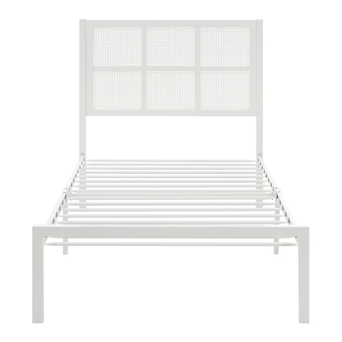 Sanibel White Twin Platform Bed - Ornate Home