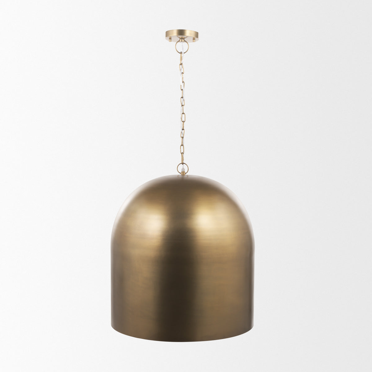 Sanne Antiqued Gold/Silver Metal Foil Large Pendant Light - Ornate Home