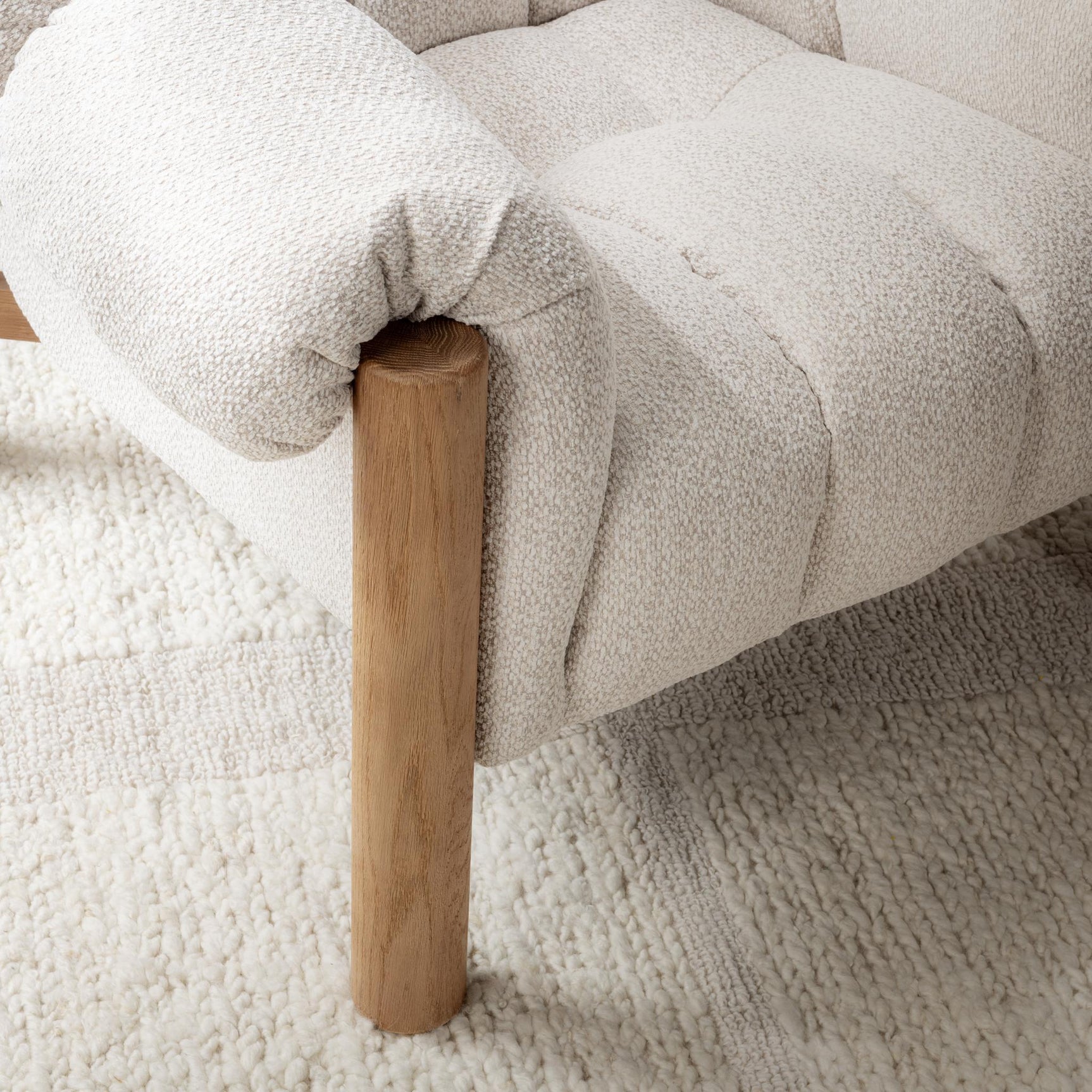 Sansa Cream Accent Chair - Ornate Home