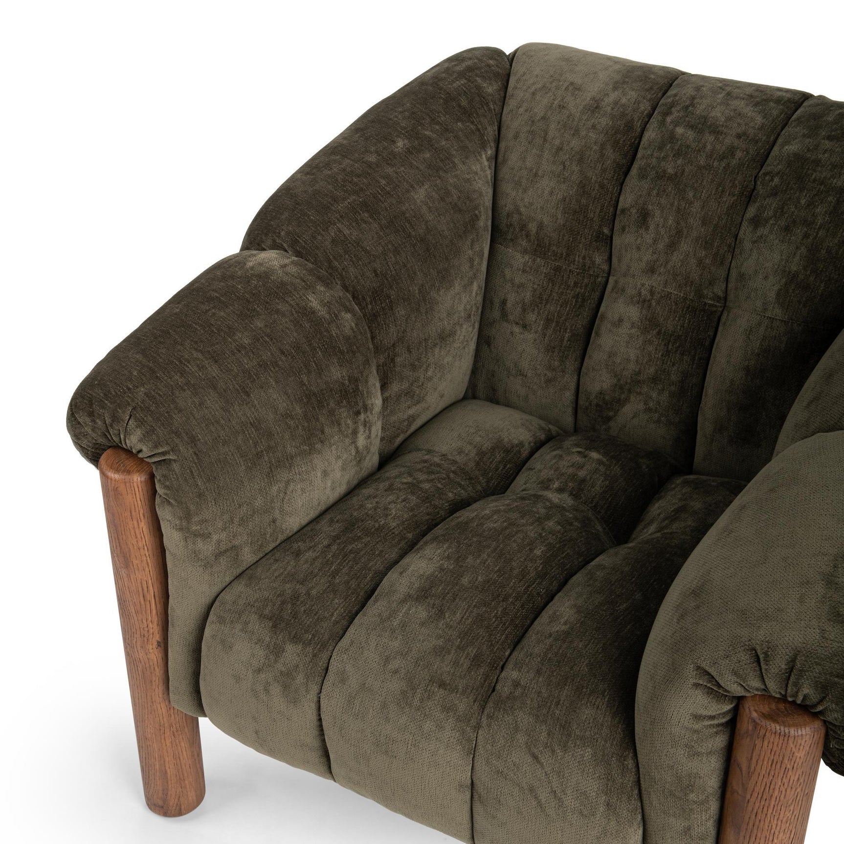 Sansa Olive Green Accent Chair - Ornate Home