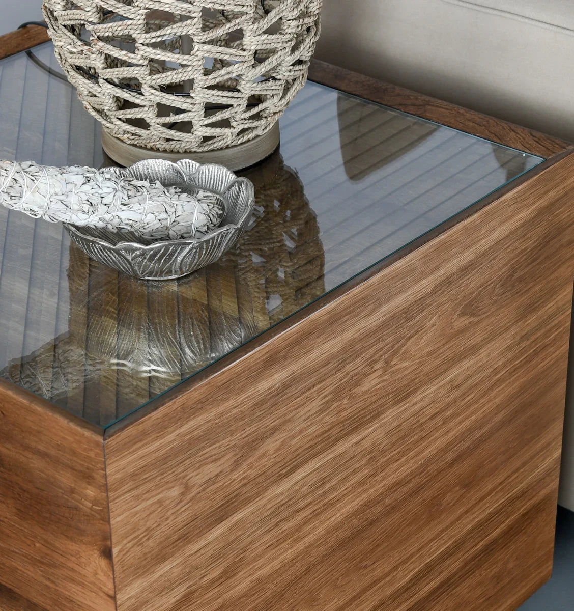 Santa Barbara Brown End Table - Ornate Home