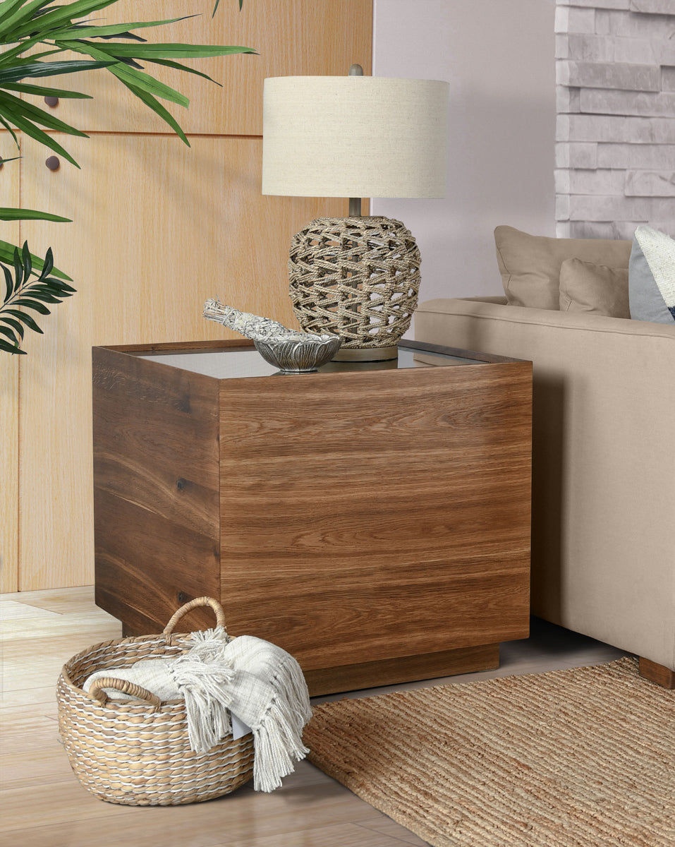 Santa Barbara Brown End Table - Ornate Home