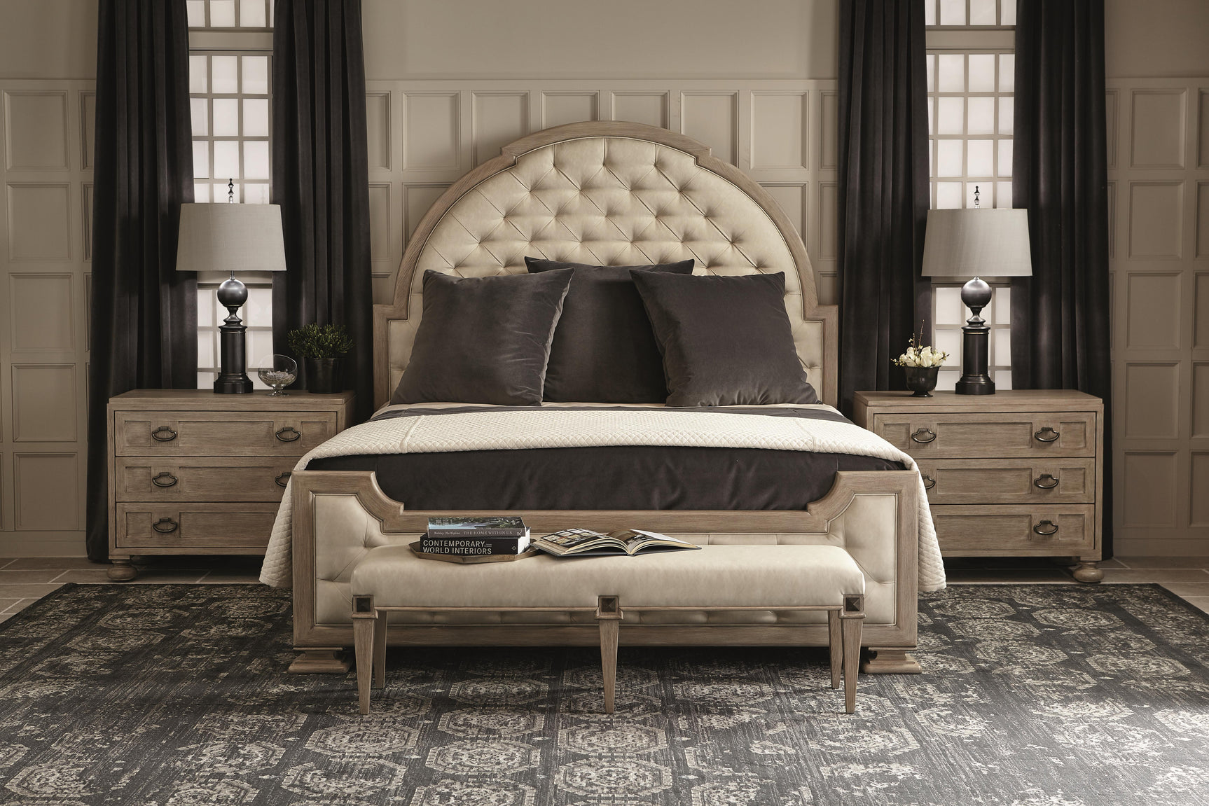 Santa Barbara Sandstone//Beige/Tan Bench - Ornate Home