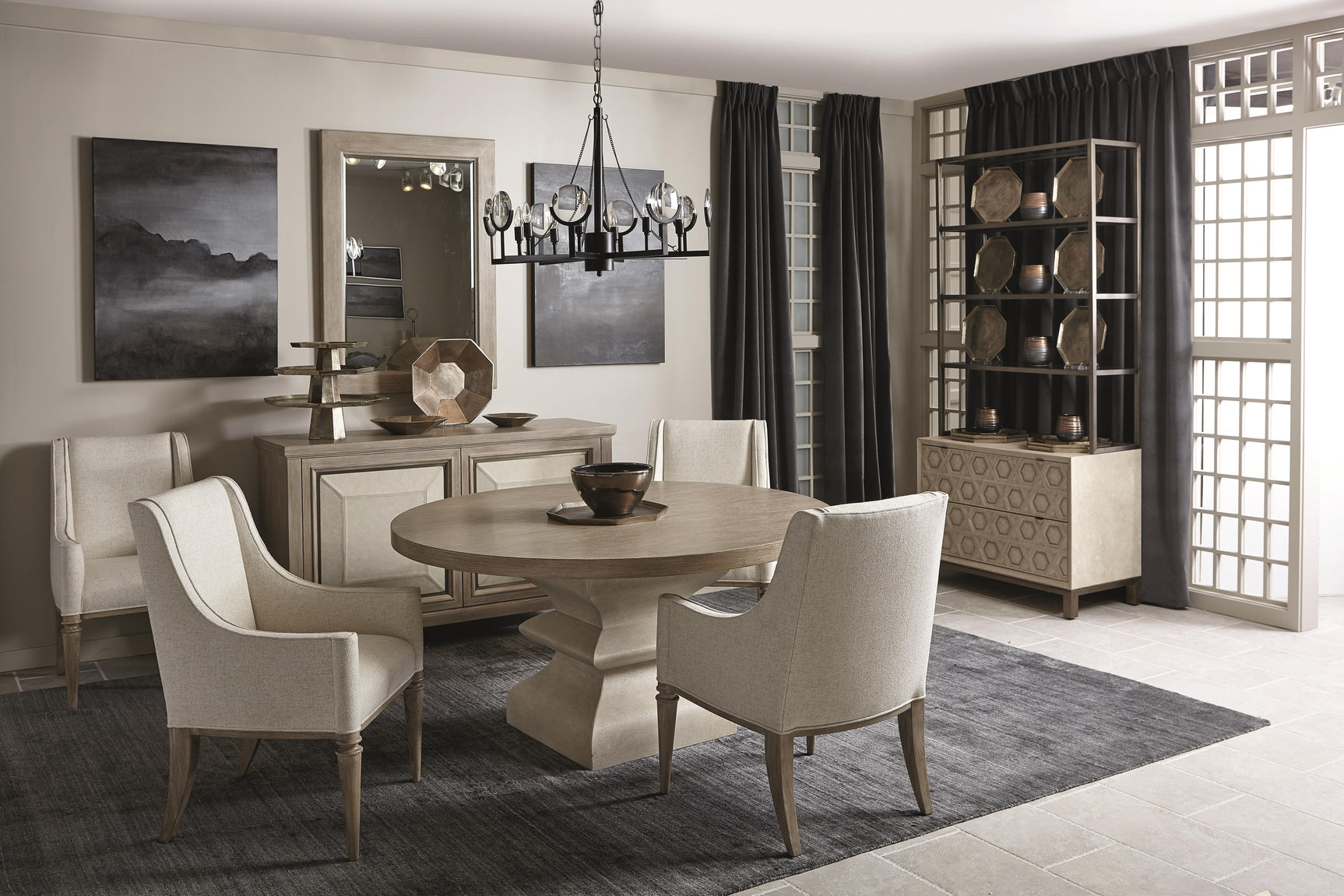 Santa Barbara Sandstone Dining Table - Ornate Home