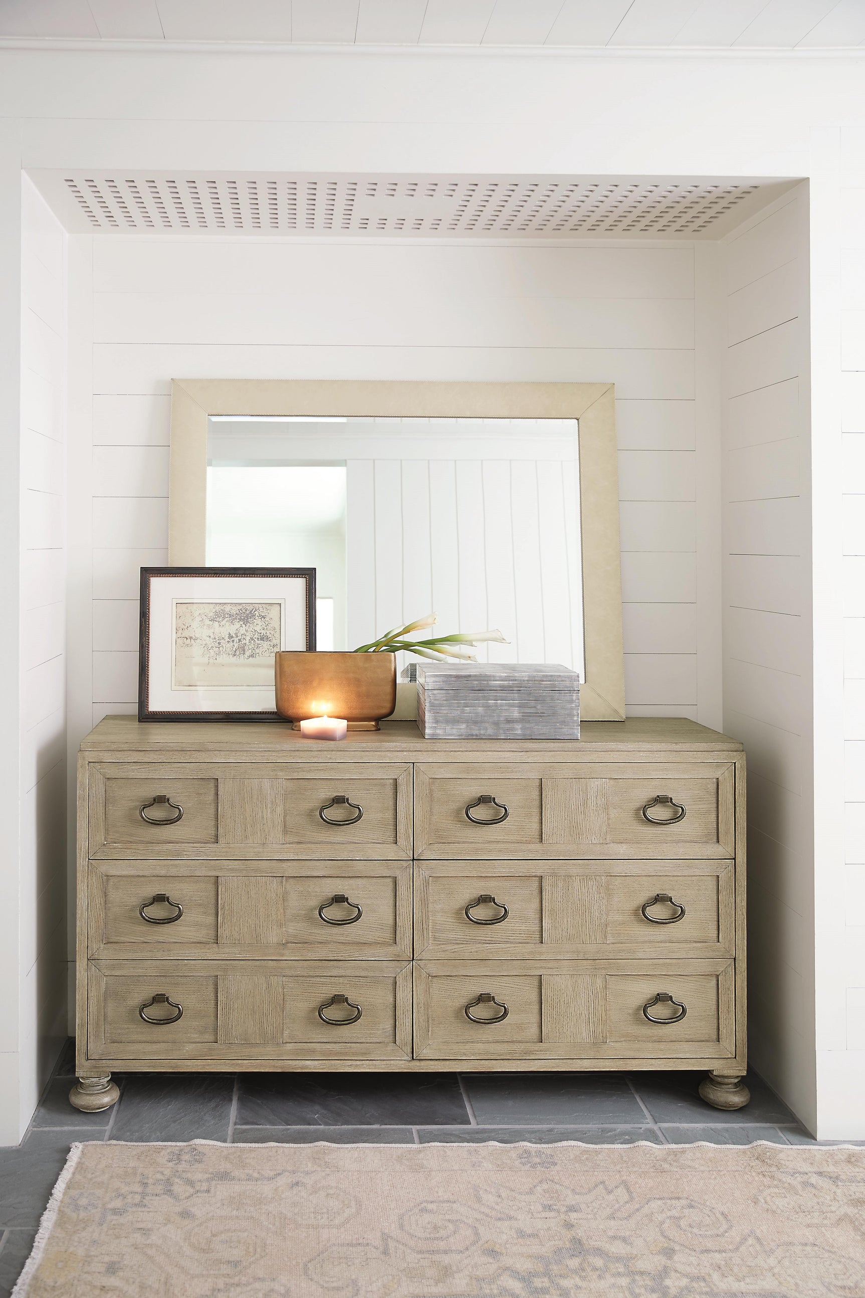 Santa Barbara Sandstone Dresser - Ornate Home