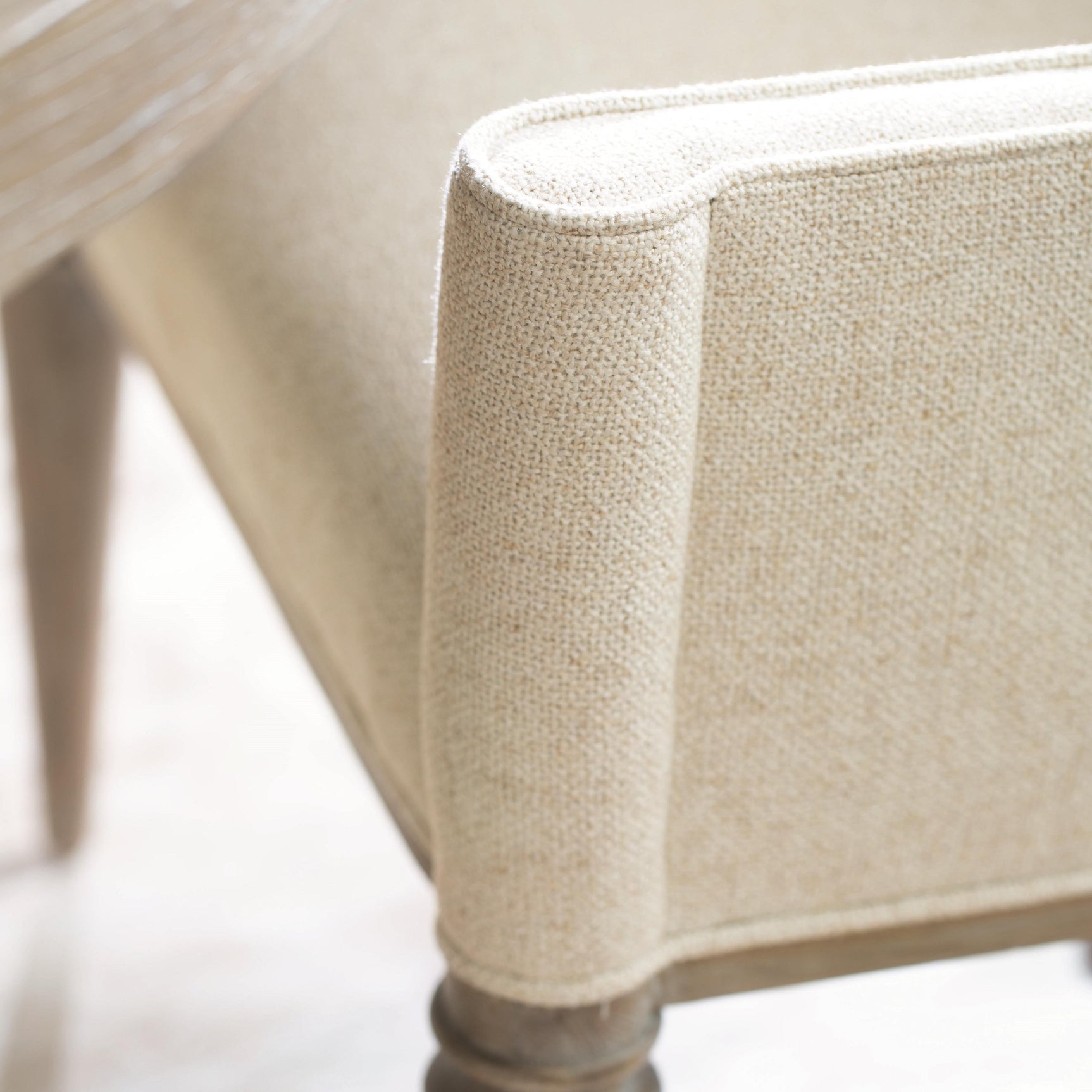 Santa Barbara Sandstone/Light Grey Arm Chair - Ornate Home