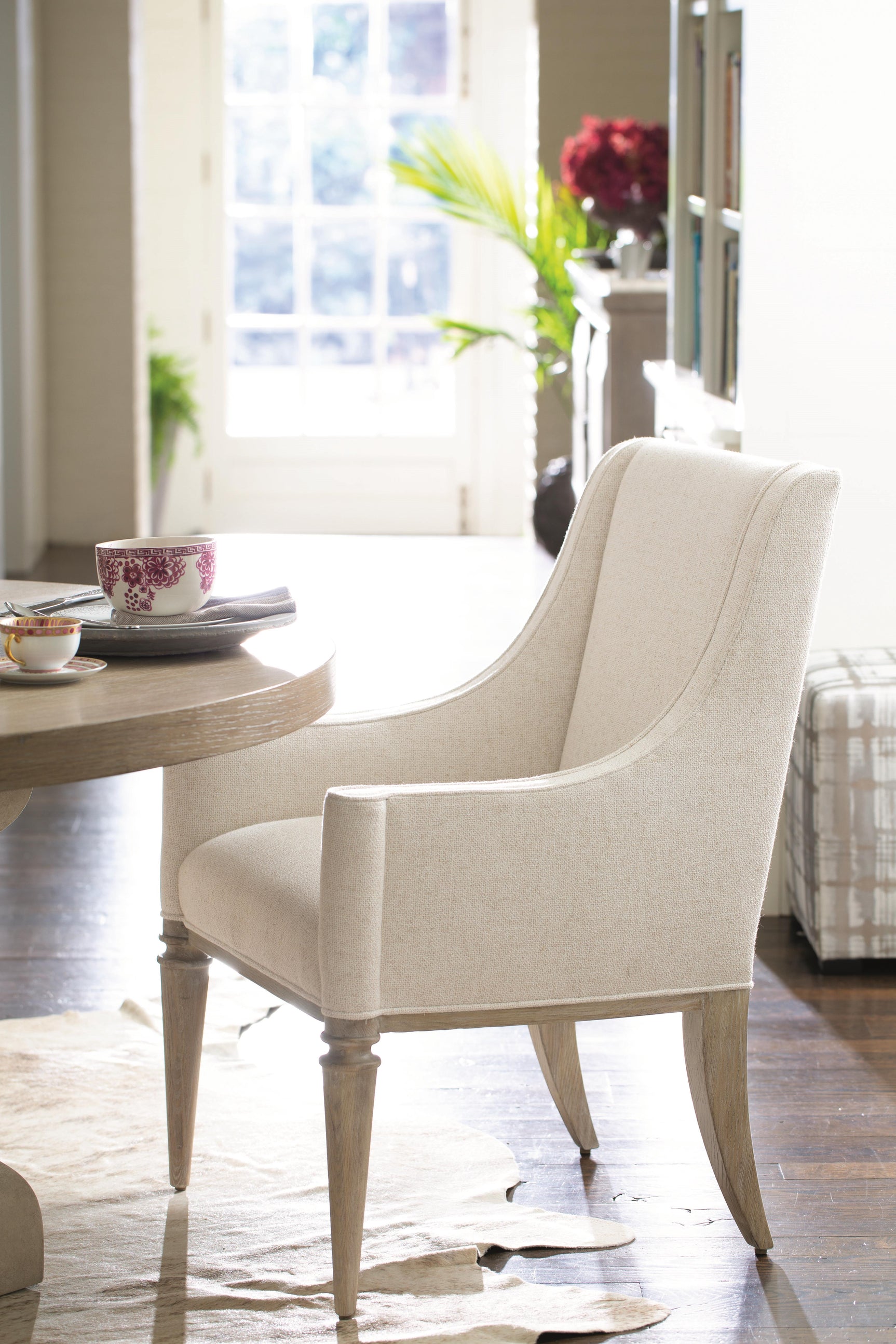 Santa Barbara Sandstone/Light Grey Arm Chair - Ornate Home