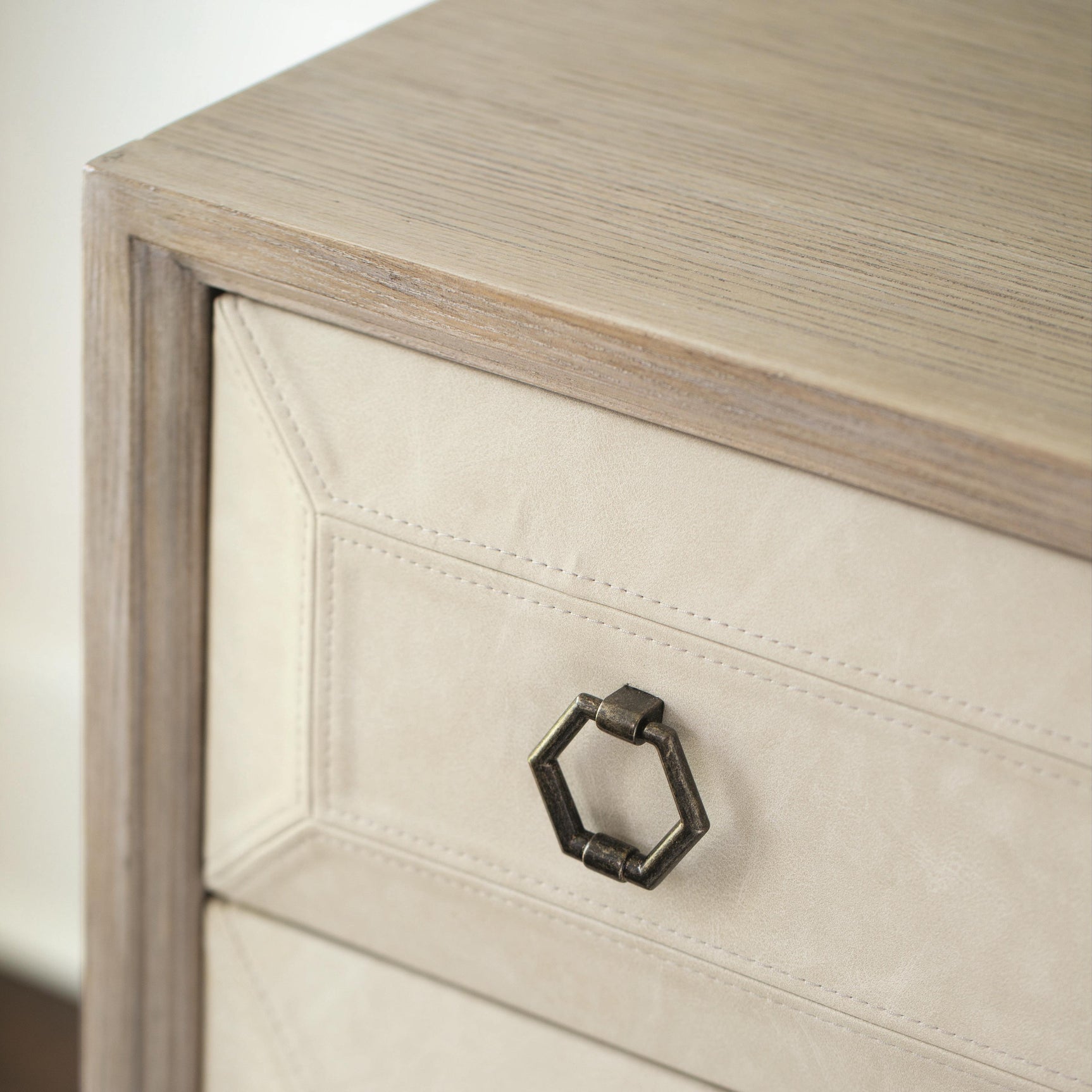 Santa Barbara Sandstone Nightstand (34" W) - Ornate Home